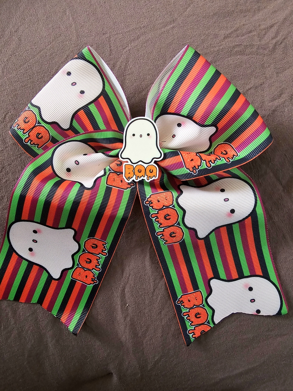 Cute Ghost Halloween Hair Bow
